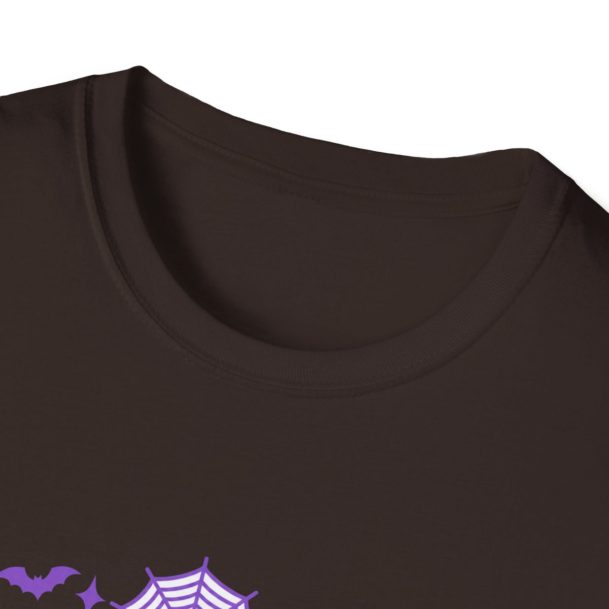 Spooky Mama Halloween Tee With Cute Ghosts Bats And Lavender Details