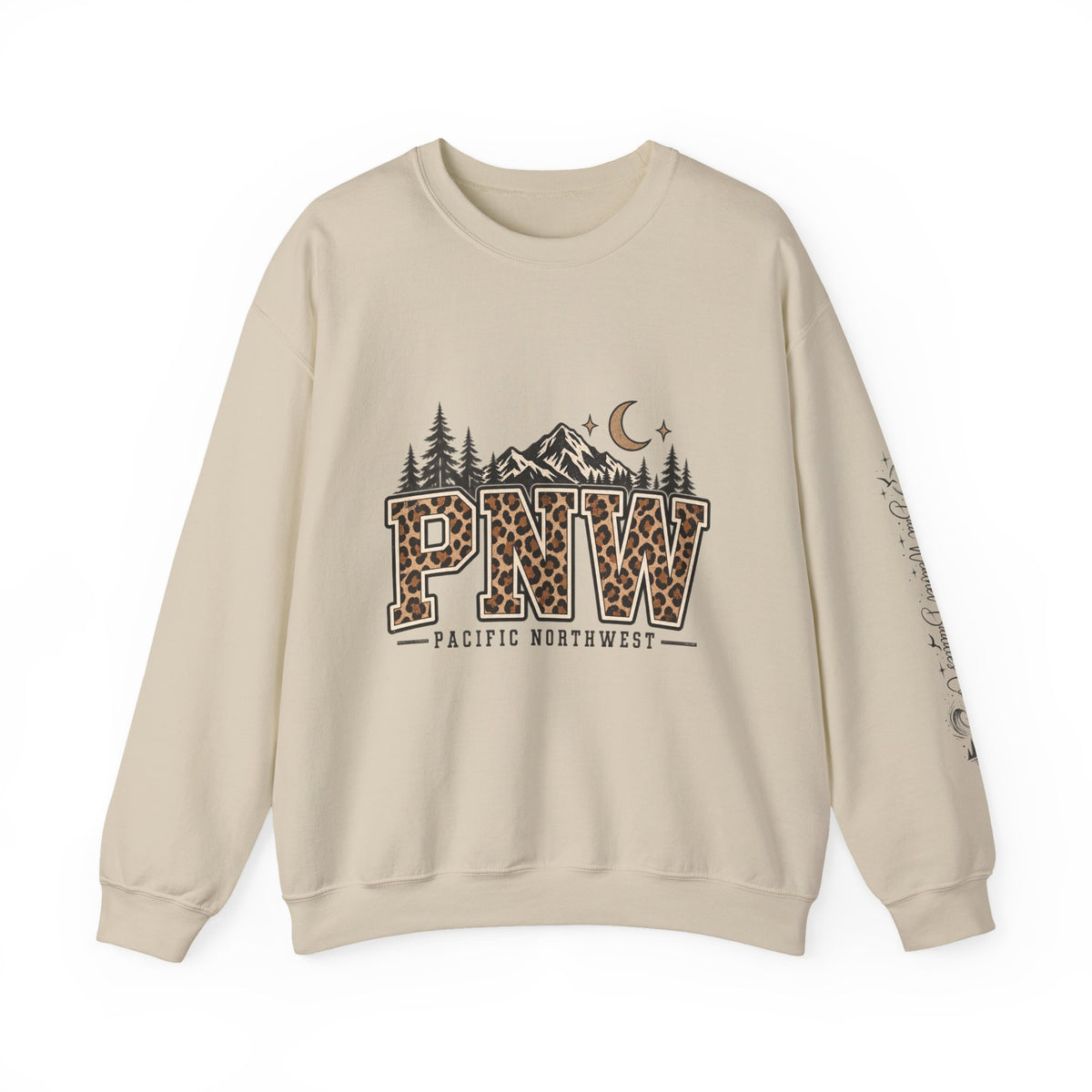 PNW Leopard Print Crewneck Sweatshirt
