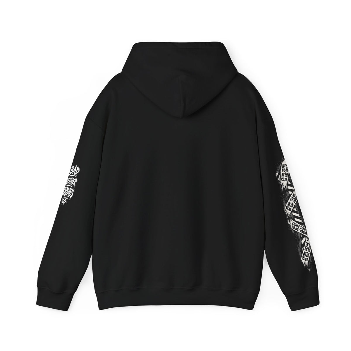 Serial Killer Documentaries and Chill Crime Scene Sleeve Hoodie