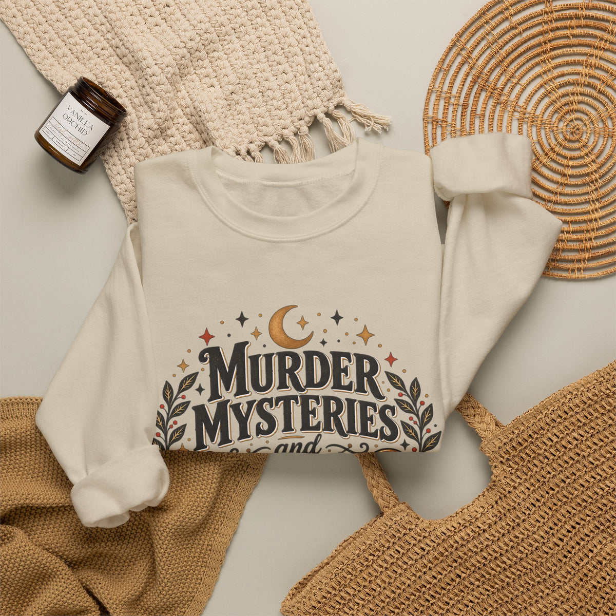 Murder Mysteries & Chill Crewneck Sweatshirt