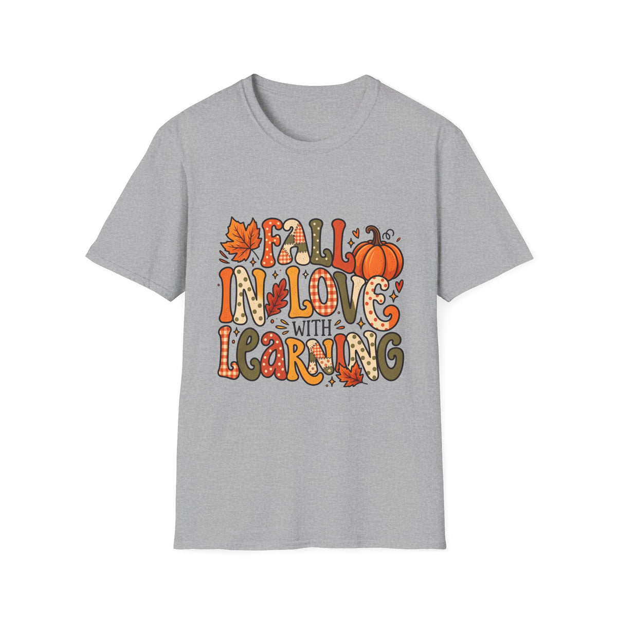 Fall In Love With Learning Teacher T Shirt Classroom Gift For Educators