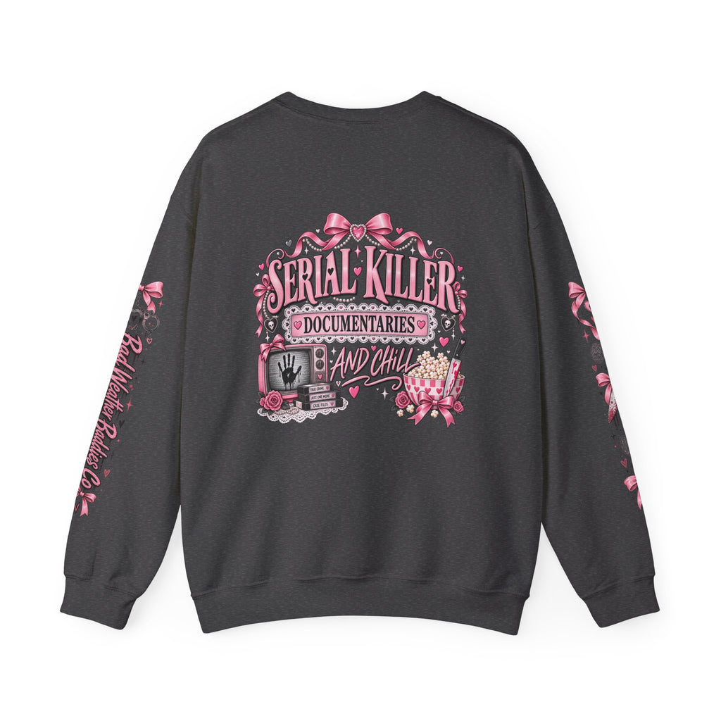 Serial Killer Documentaries and Chill Coquette Crewneck