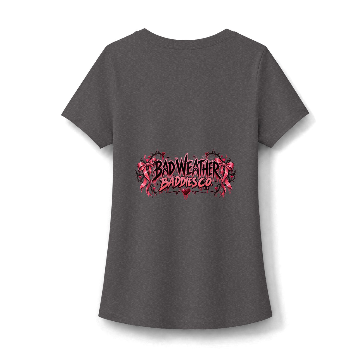 Womens Grey Sweatpants Season Scoop Neck Tee Funny Coquette Cherry Shirt