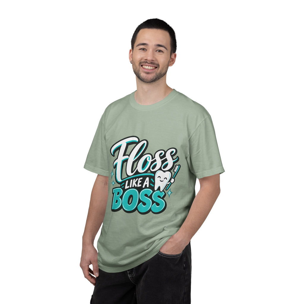 Floss Like a Boss Dental Tee – Cute Dentist, Hygienist & Dental Assistant Shirt