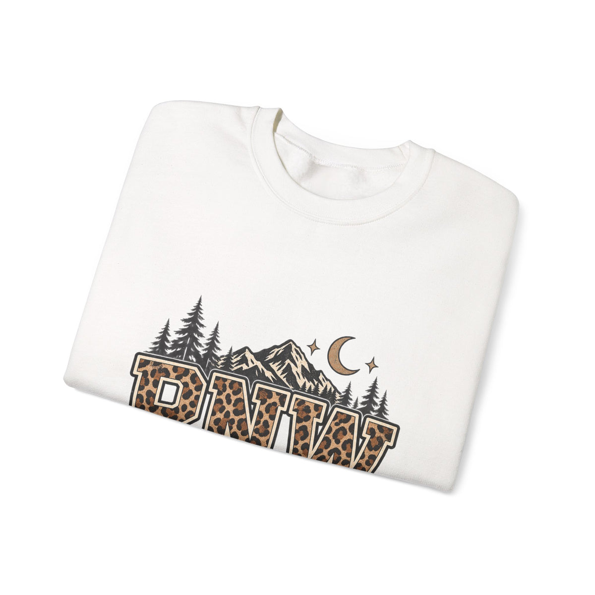PNW Leopard Print Crewneck Sweatshirt