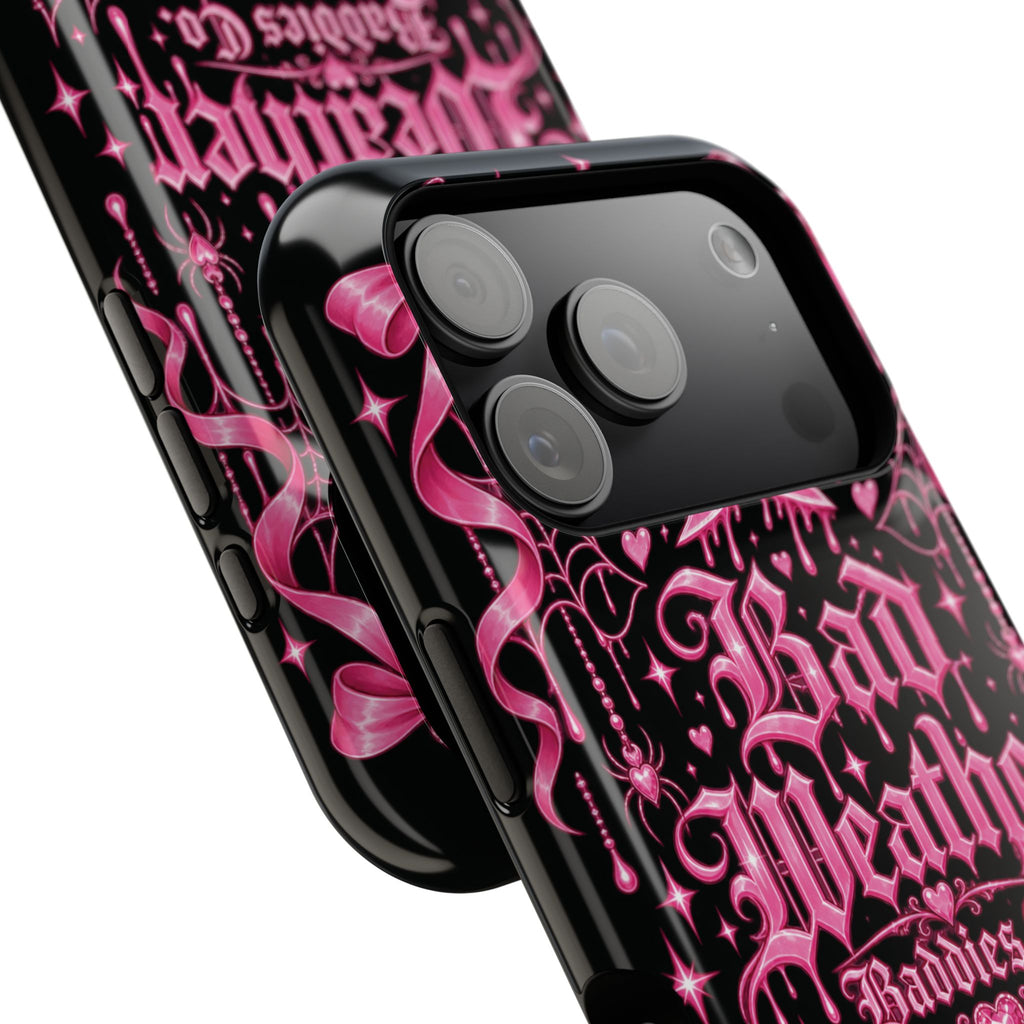 Pink Gothic Magnetic Phone Case With Impact Resistant Protection