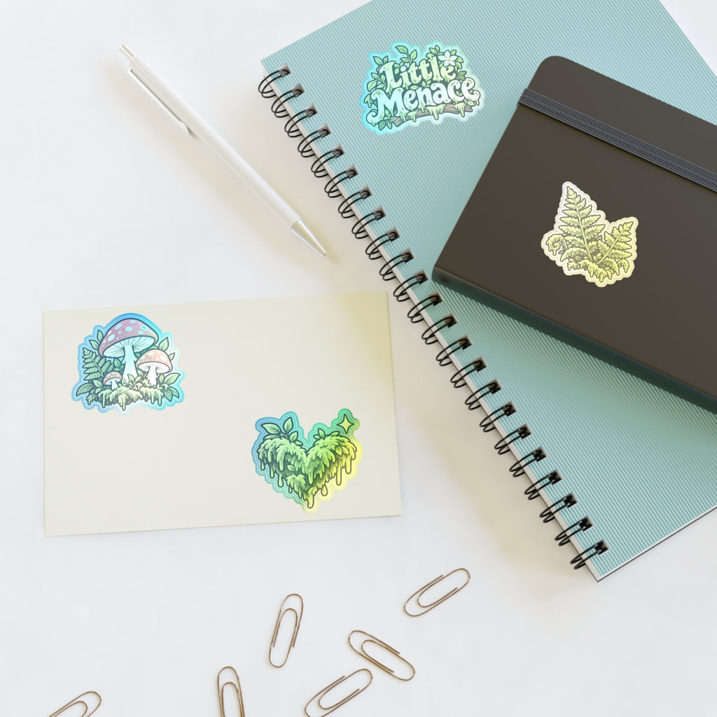 Mossy Little Menace Sticker Sheet — Woodland Mood Pack