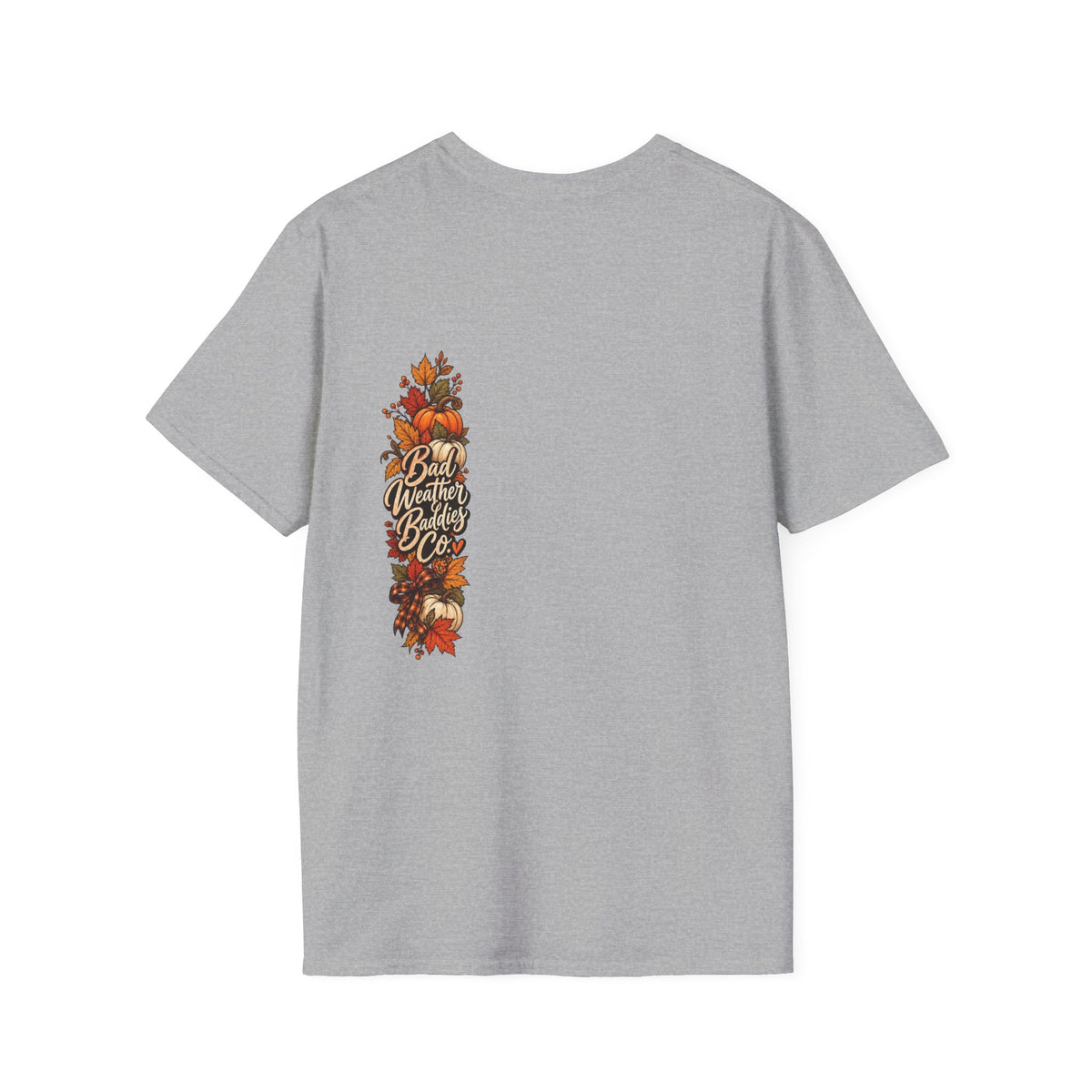 Leopard Print Bow Pumpkin Fall T Shirt Unisex Autumn Graphic Tee
