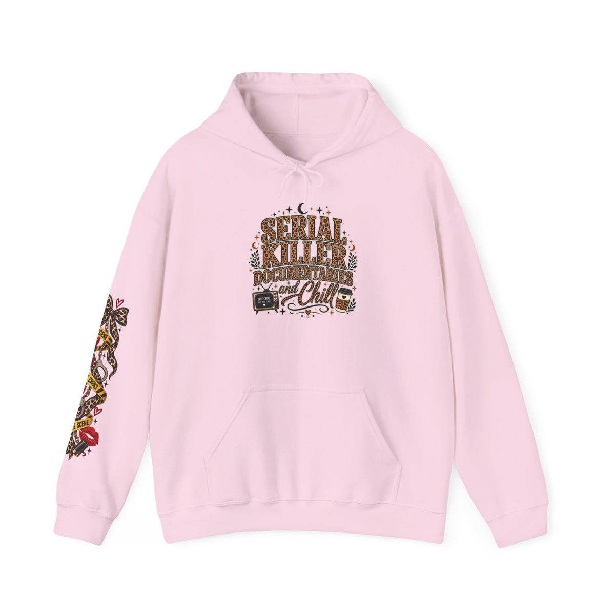 Serial Killer Documentaries and Chill Leopard Hoodie