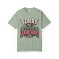 Sorry I Can’t, League Night Pool T-Shirt | Retro Billiards Graphic Tee