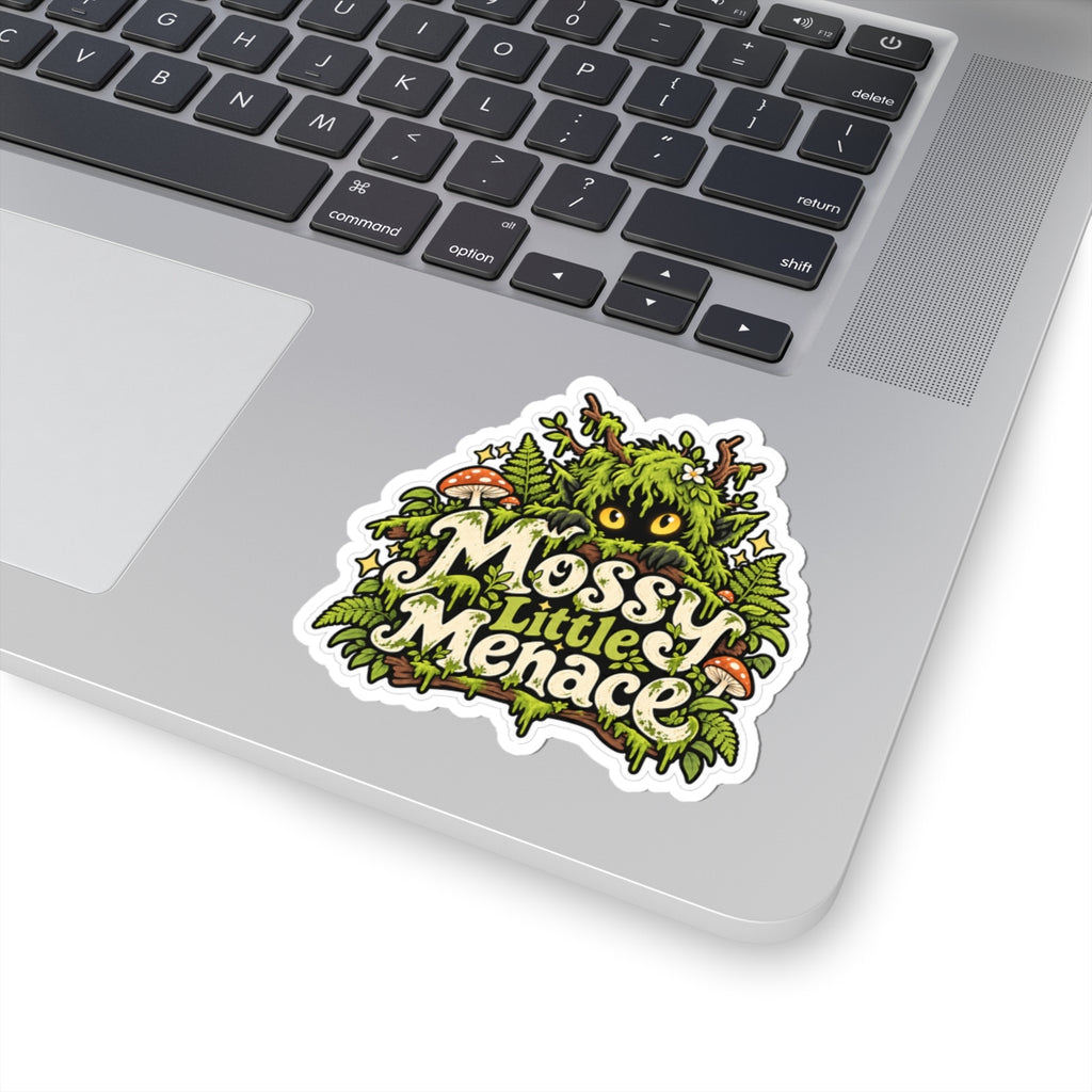 Mossy Little Menace Sticker