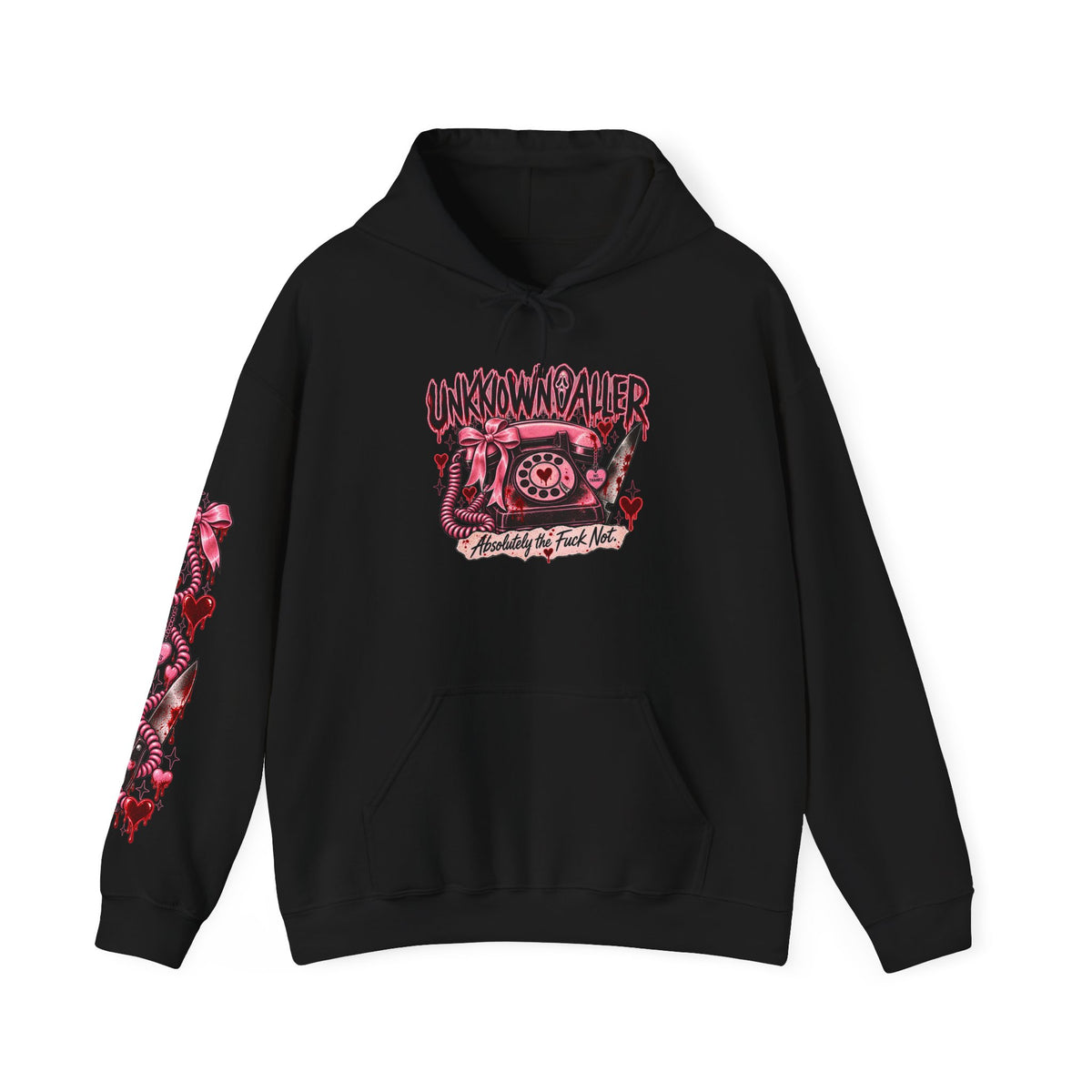 Unknown Caller Hoodie — Absolutely the Fuck Not