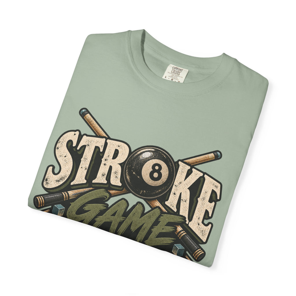 Stroke Game Strong | Retro Pool & Billiards T-Shirt
