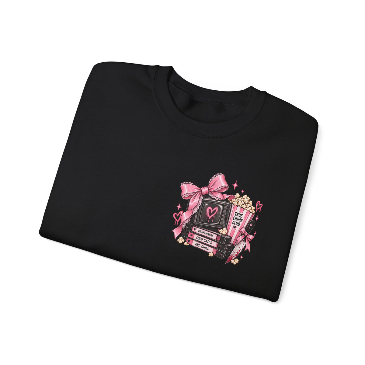 Serial Killer Documentaries and Chill Coquette Crewneck