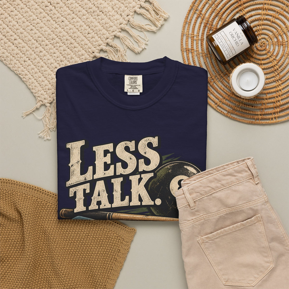 Less Talk, More Chalk Pool T-Shirt | Retro Billiards Graphic Tee