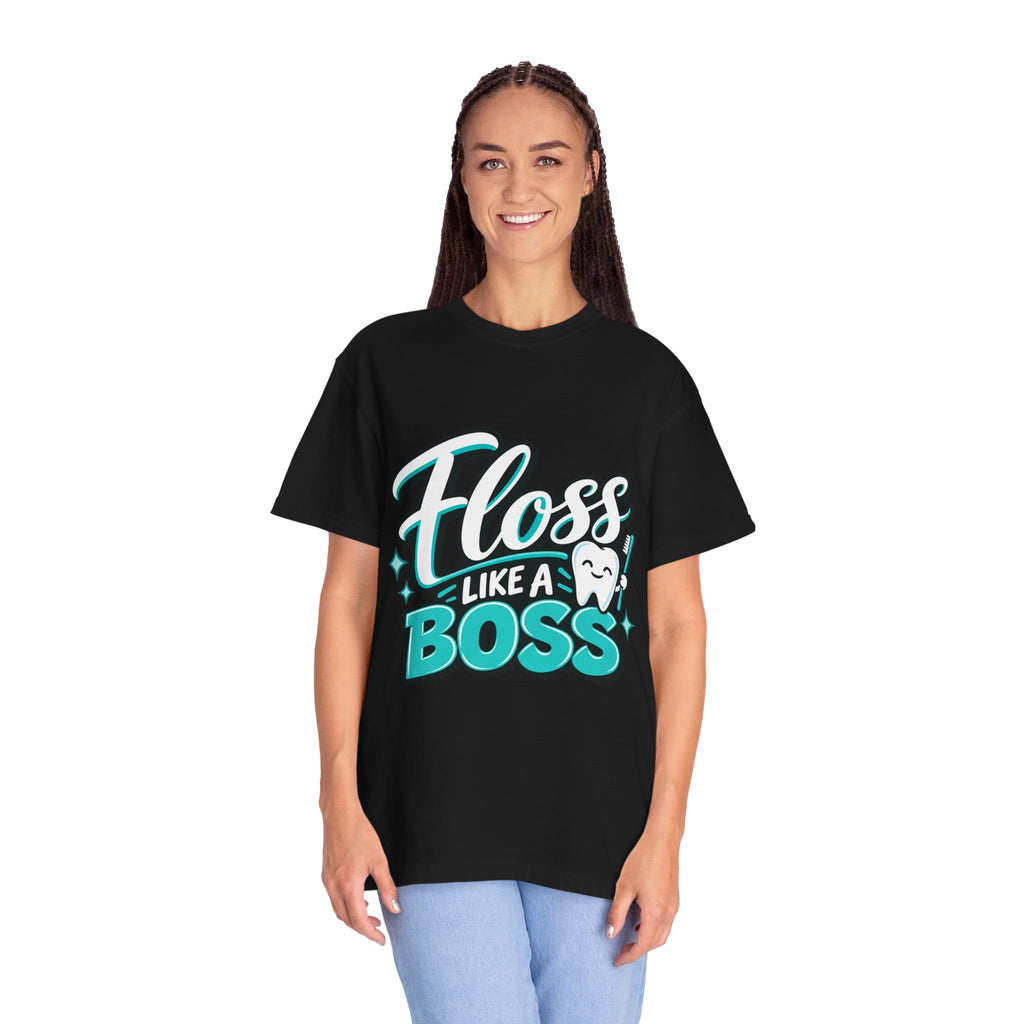 Floss Like a Boss Dental Tee – Cute Dentist, Hygienist & Dental Assistant Shirt