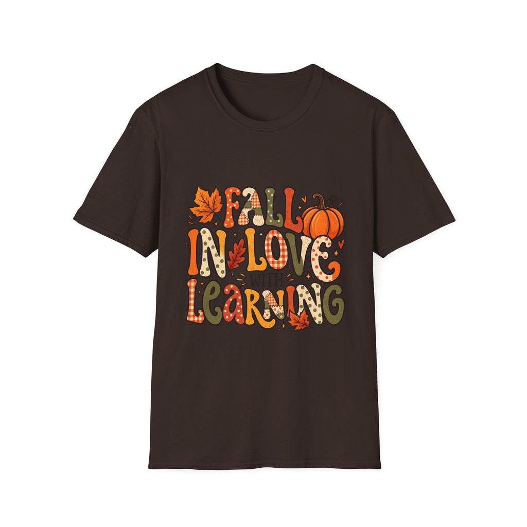 Fall In Love With Learning Teacher T Shirt Classroom Gift For Educators