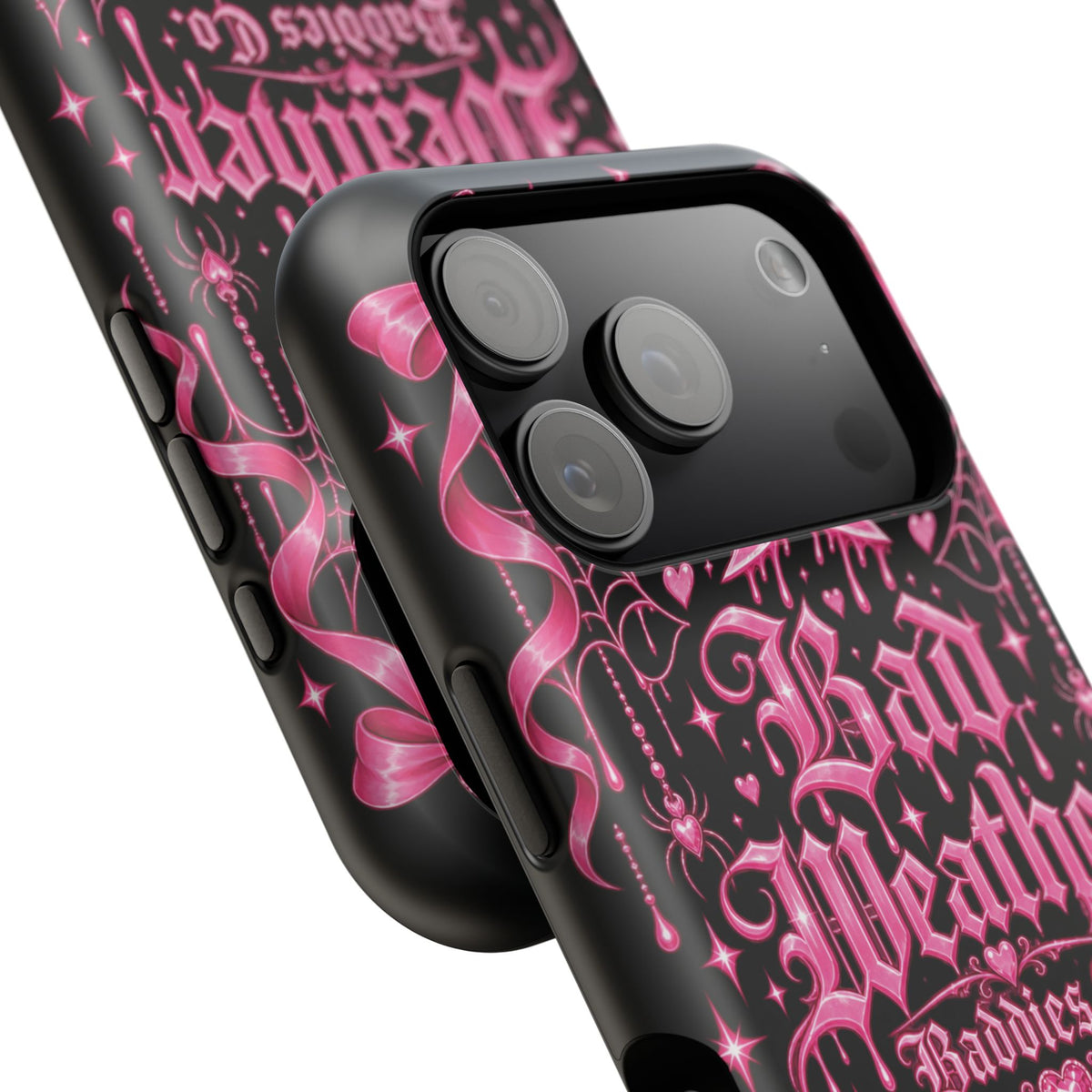 Pink Gothic Magnetic Phone Case With Impact Resistant Protection
