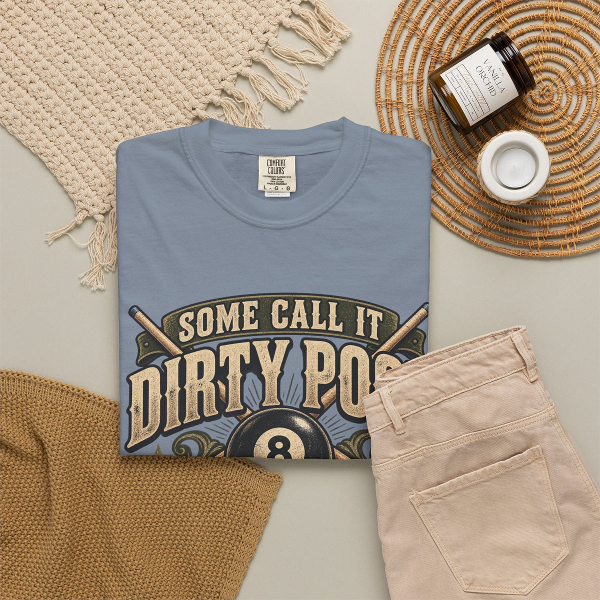 Some Call It Dirty Pool, I Call It Strategy | Retro Billiards T-Shirt