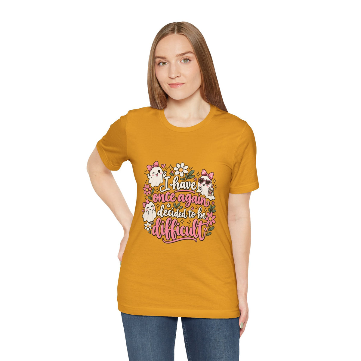 I Have Once Again Decided to Be Difficult shirt product mockup