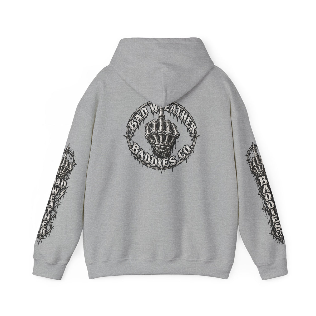 Have a Nice Day Gothic Sleeve Hoodie