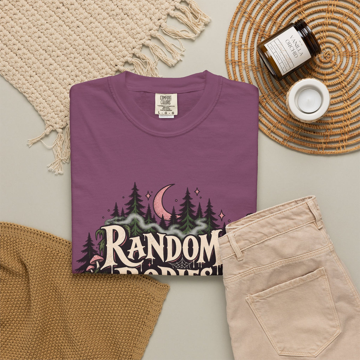 Random Bodies Lying Around Graphic T-Shirt — Dark Humor Halloween Tee