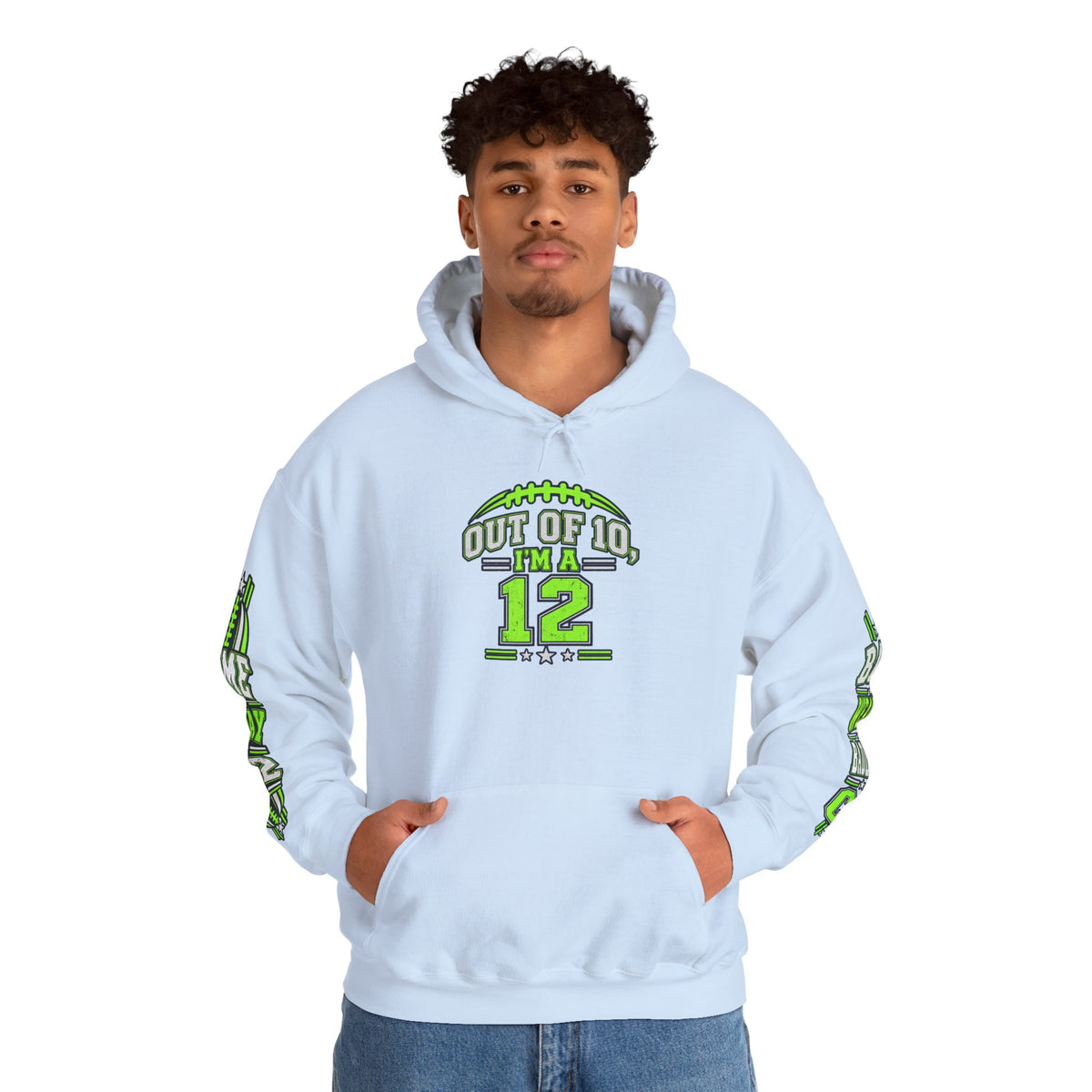 Out of 10 I’m a 12 Game Day Hoodie