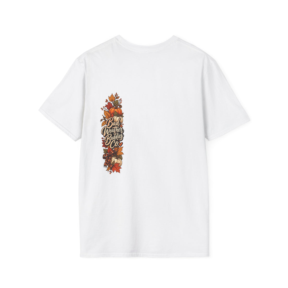 Leopard Print Bow Pumpkin Fall T Shirt Unisex Autumn Graphic Tee