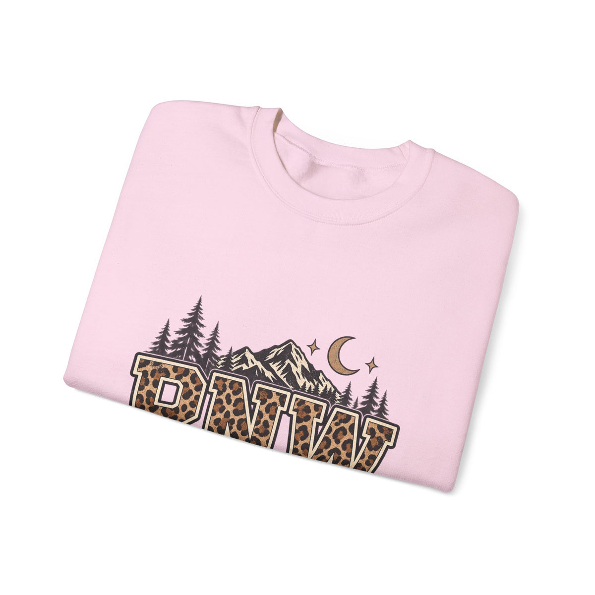 PNW Leopard Print Crewneck Sweatshirt