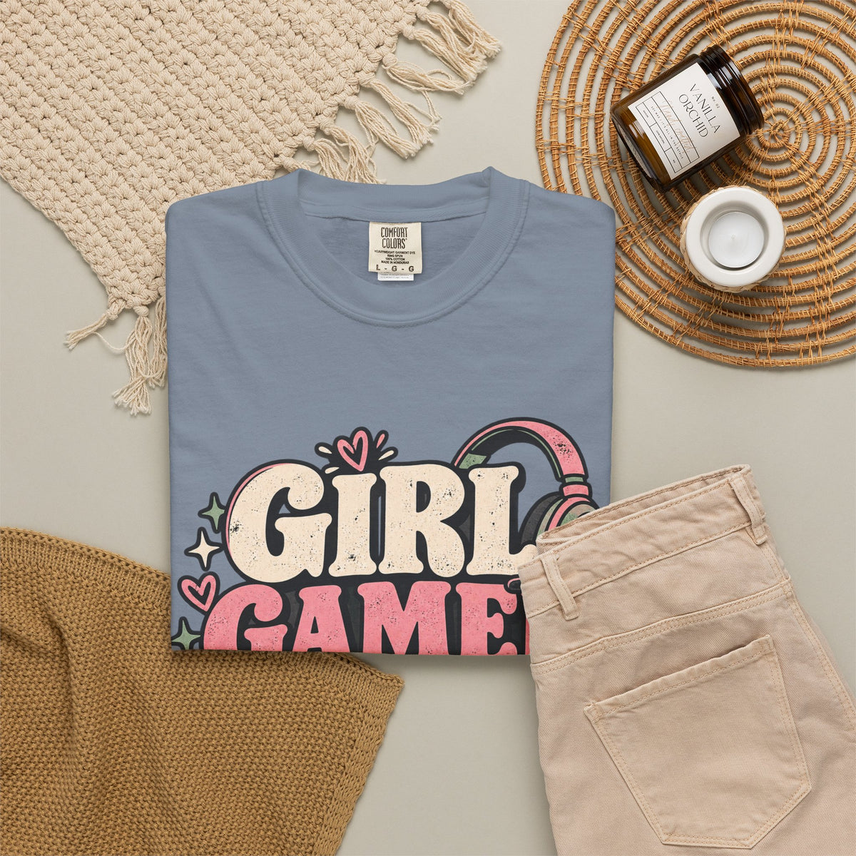 Girl Gamer Cute Chaotic & Carrying the Team | Retro Gaming T-Shirt