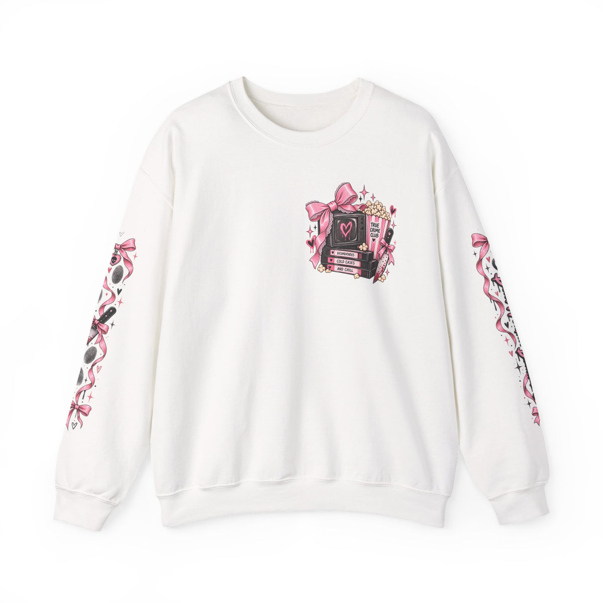 Serial Killer Documentaries and Chill Coquette Crewneck