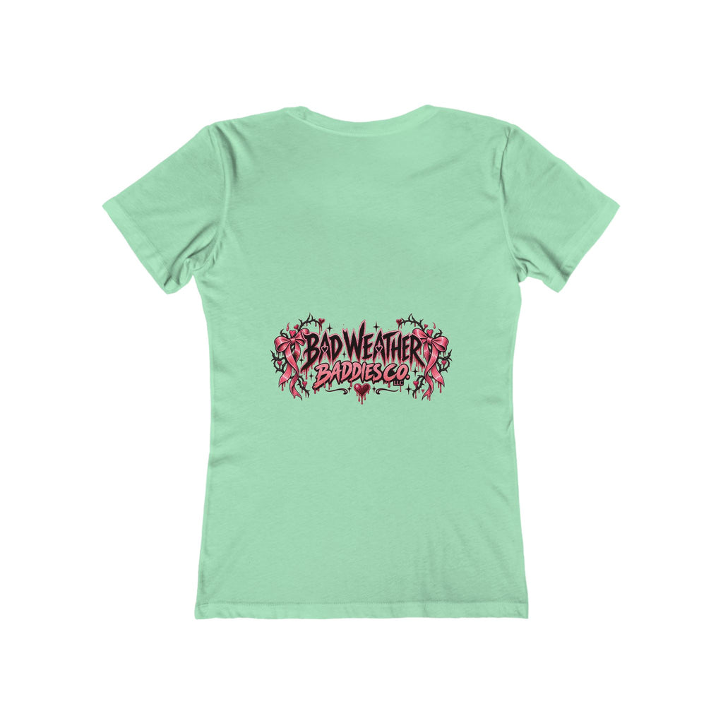 Womens Grey Sweatpants Season Funny Cherry Coquette Boyfriend Tee Shirt