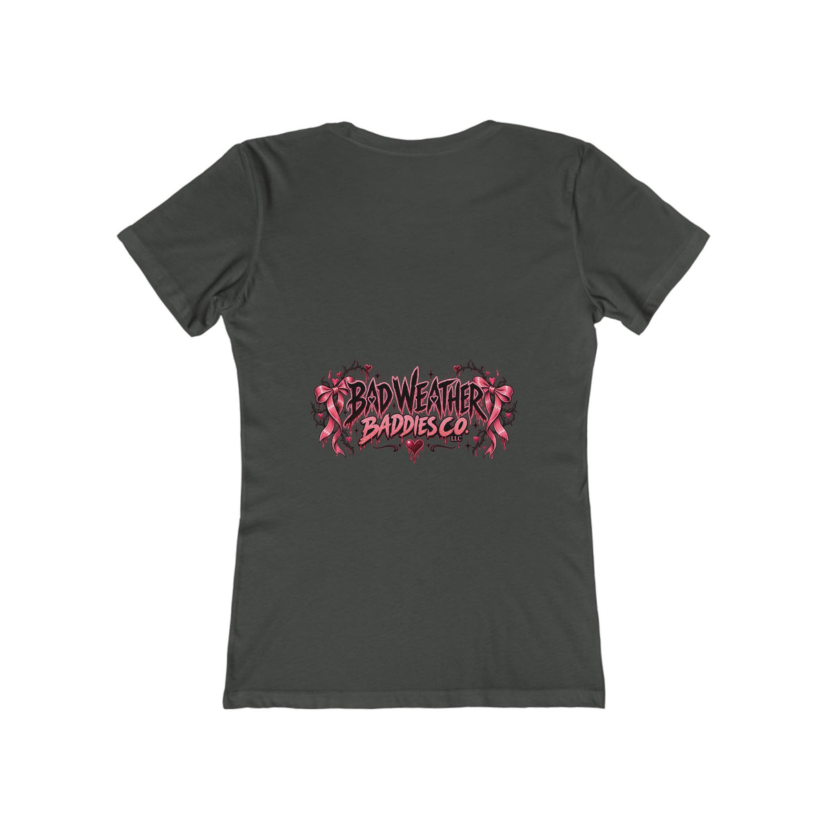 Womens Grey Sweatpants Season Funny Cherry Coquette Boyfriend Tee Shirt