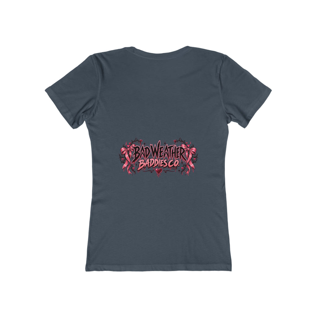 Womens Grey Sweatpants Season Funny Cherry Coquette Boyfriend Tee Shirt