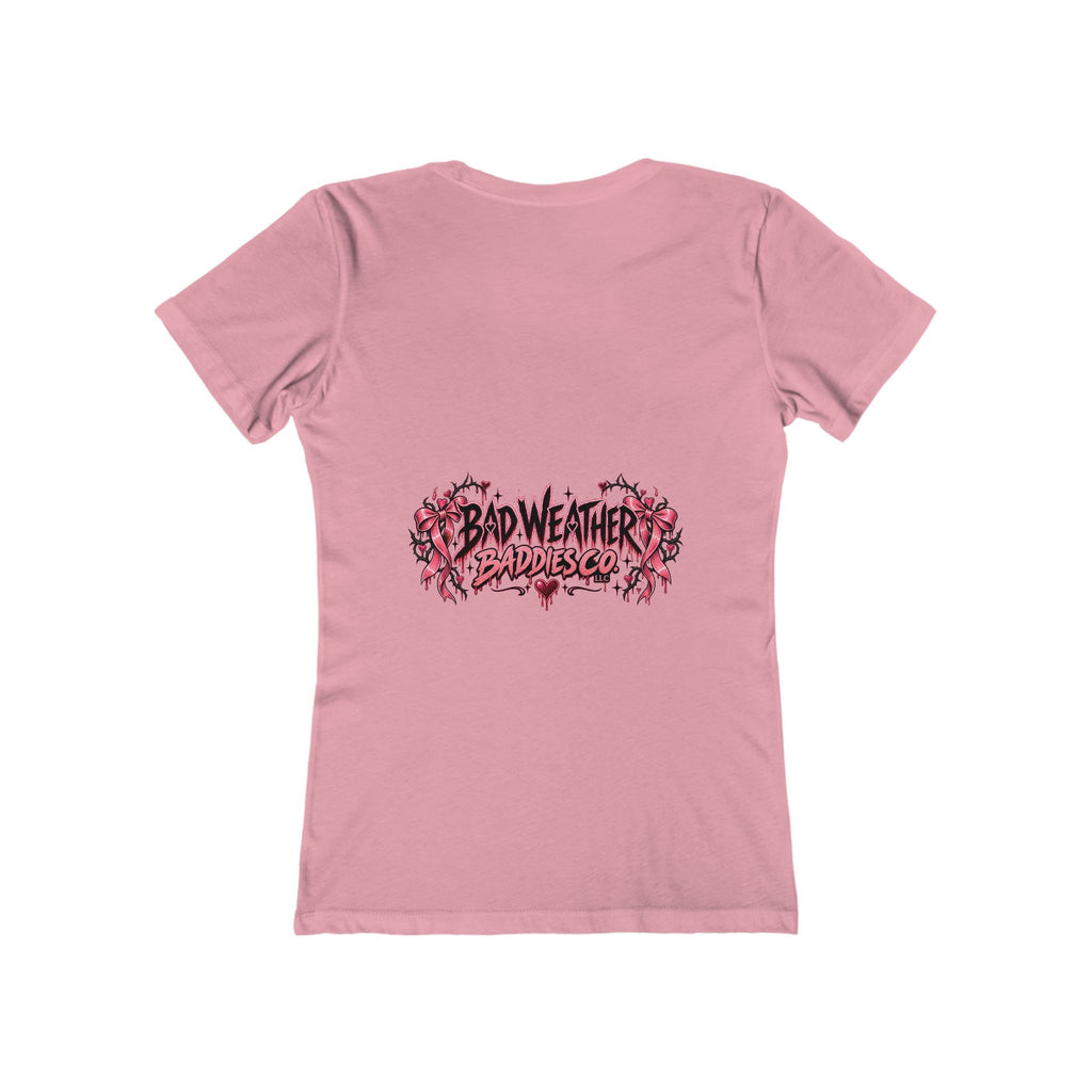 Womens Grey Sweatpants Season Funny Cherry Coquette Boyfriend Tee Shirt