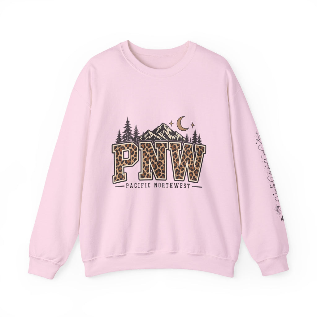 PNW Leopard Print Crewneck Sweatshirt