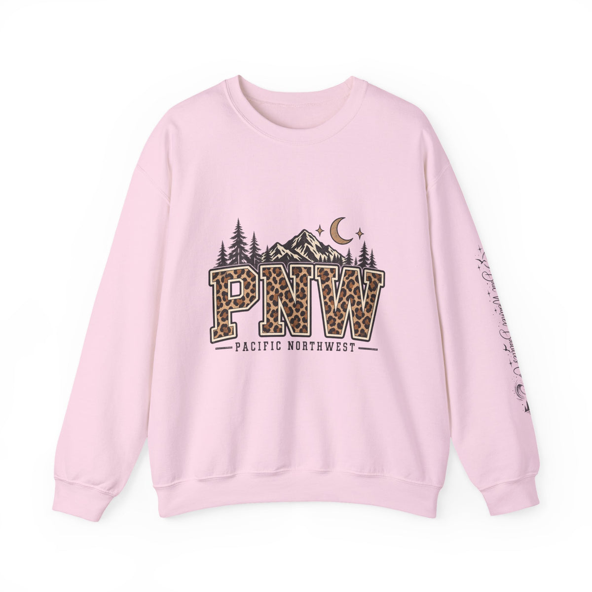 PNW Leopard Print Crewneck Sweatshirt