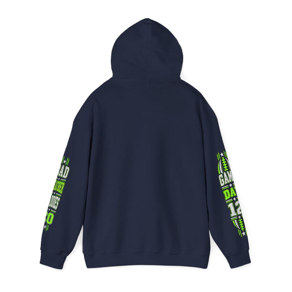 Hoodie - Out of 10 I’m a 12 Football Game Day Dad Hooded Sweatshirt