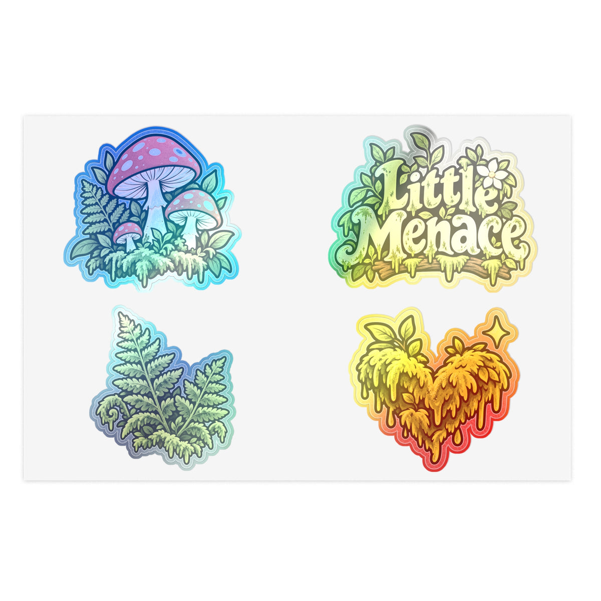 Mossy Little Menace Sticker Sheet — Woodland Mood Pack