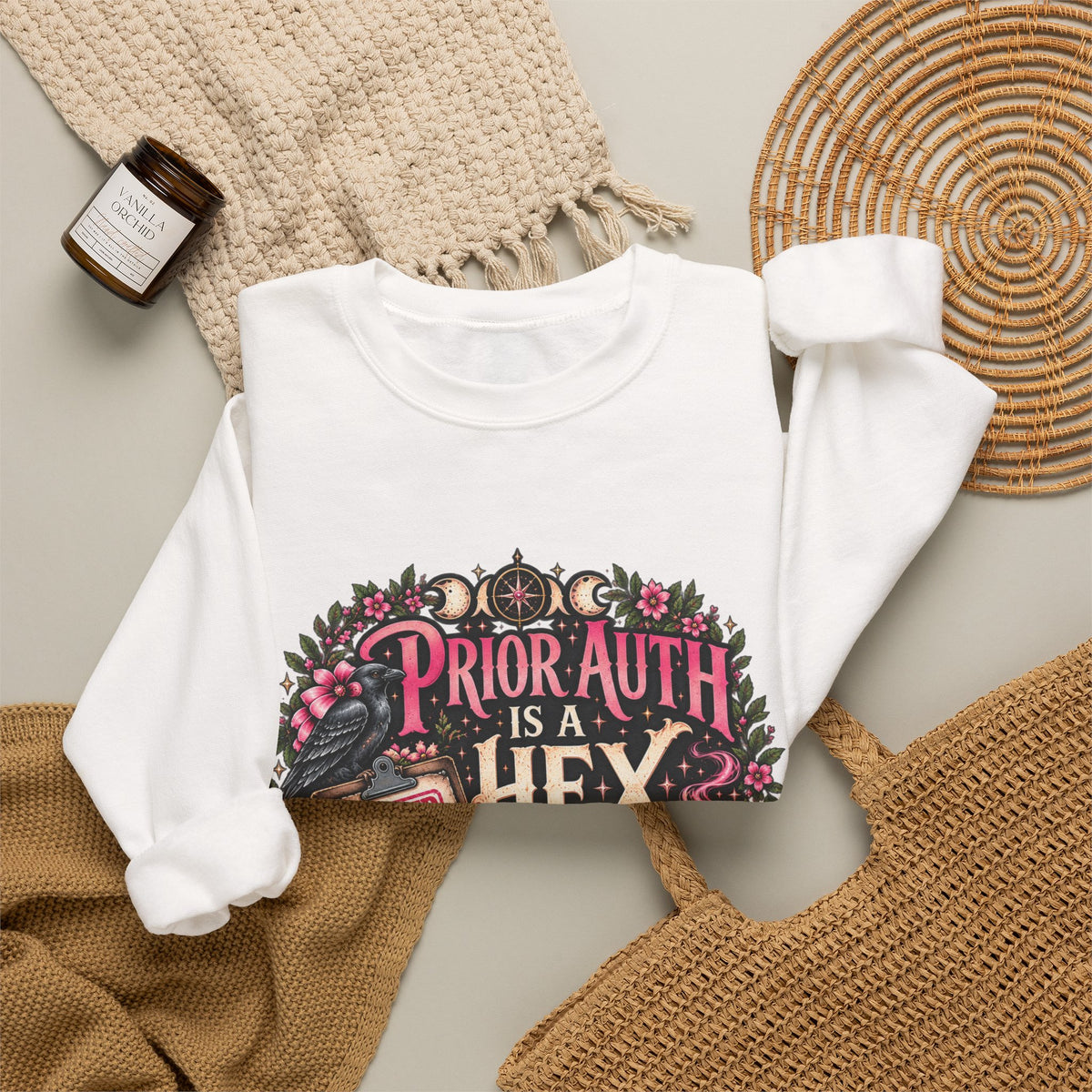 Prior Auth Is a Hex Crewneck Sweatshirt