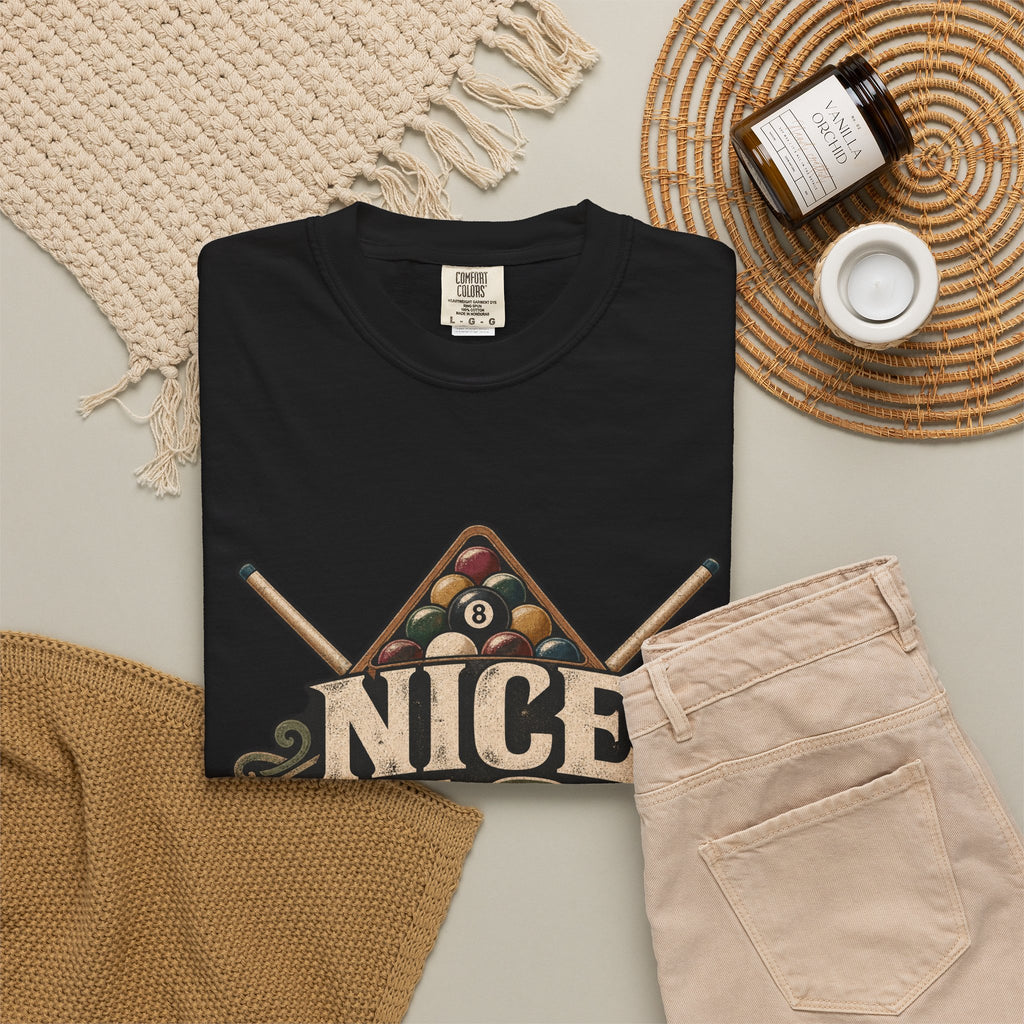 Nice Rack | Funny Retro Pool & Billiards T-Shirt