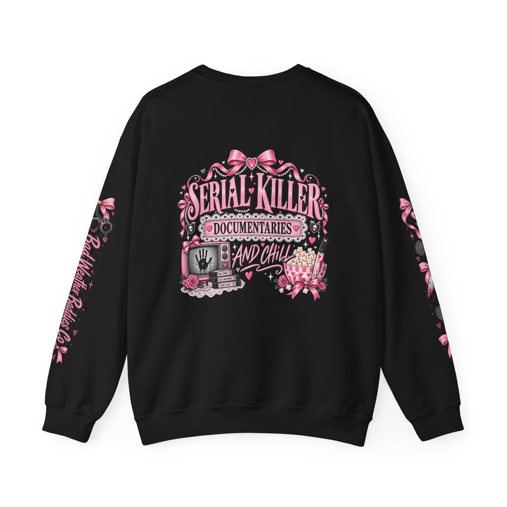 Serial Killer Documentaries and Chill Coquette Crewneck