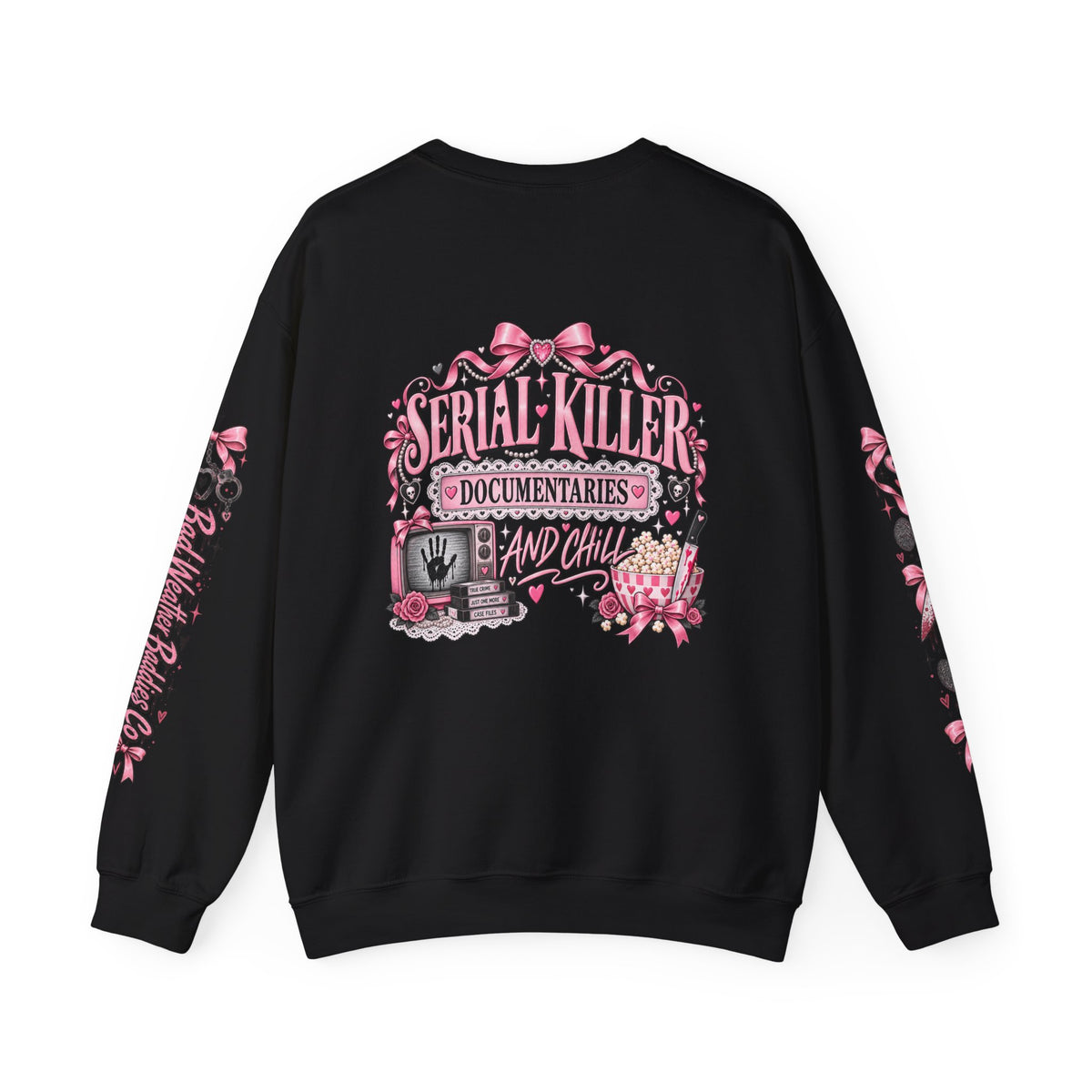 Serial Killer Documentaries and Chill Coquette Crewneck