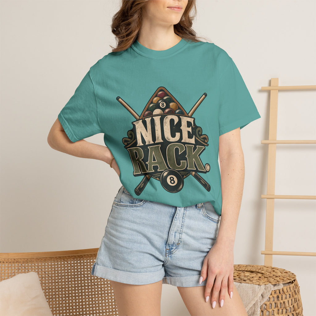 Nice Rack | Funny Retro Pool & Billiards T-Shirt