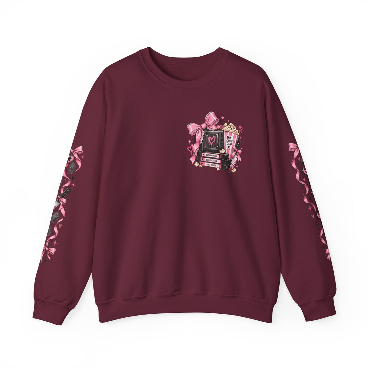 Serial Killer Documentaries and Chill Coquette Crewneck