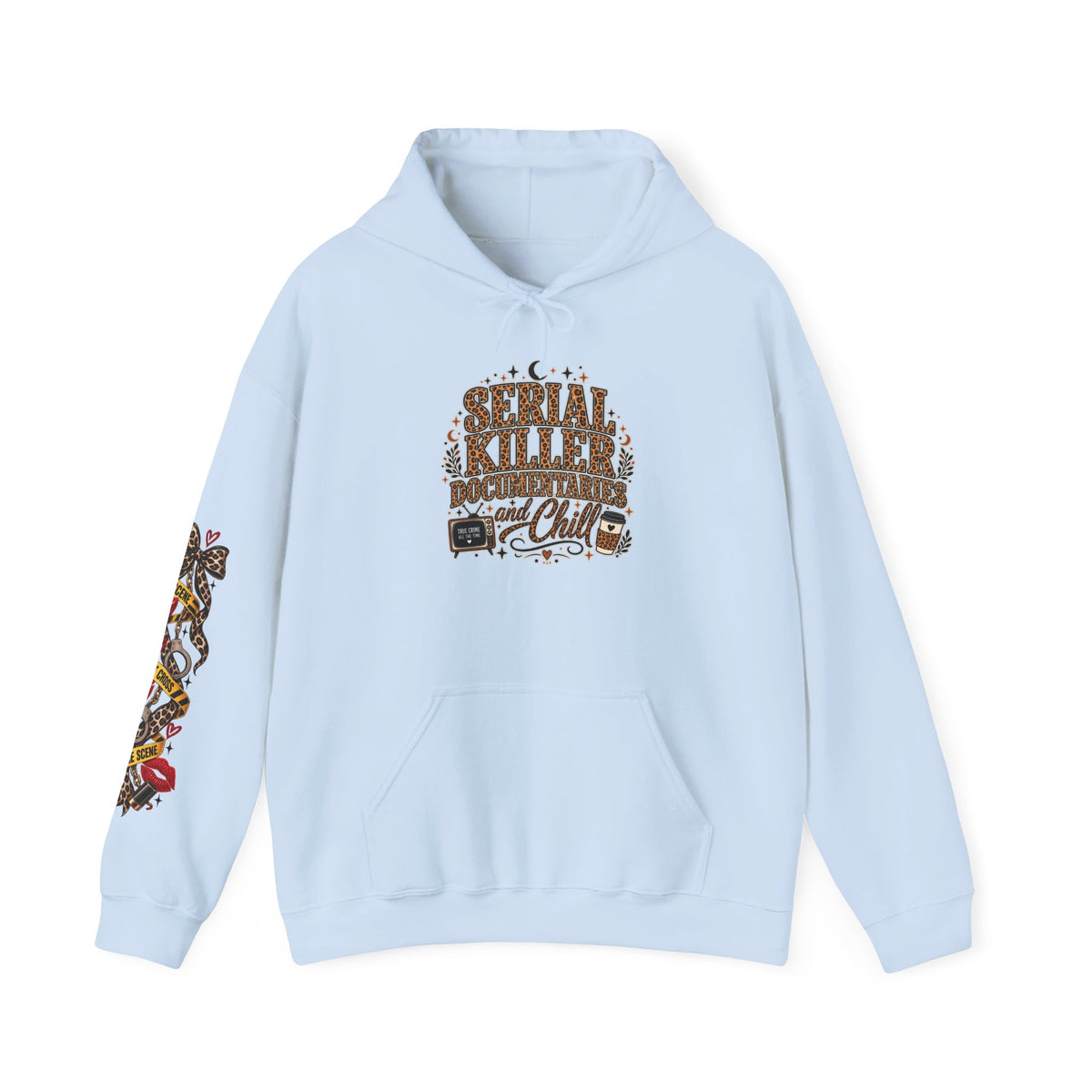 Serial Killer Documentaries and Chill Leopard Hoodie