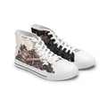Witchy High Top Sneakers | Gothic Bookish Black Cat Celestial Shoes
