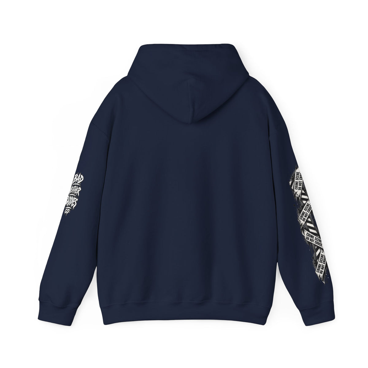 Serial Killer Documentaries and Chill Crime Scene Sleeve Hoodie