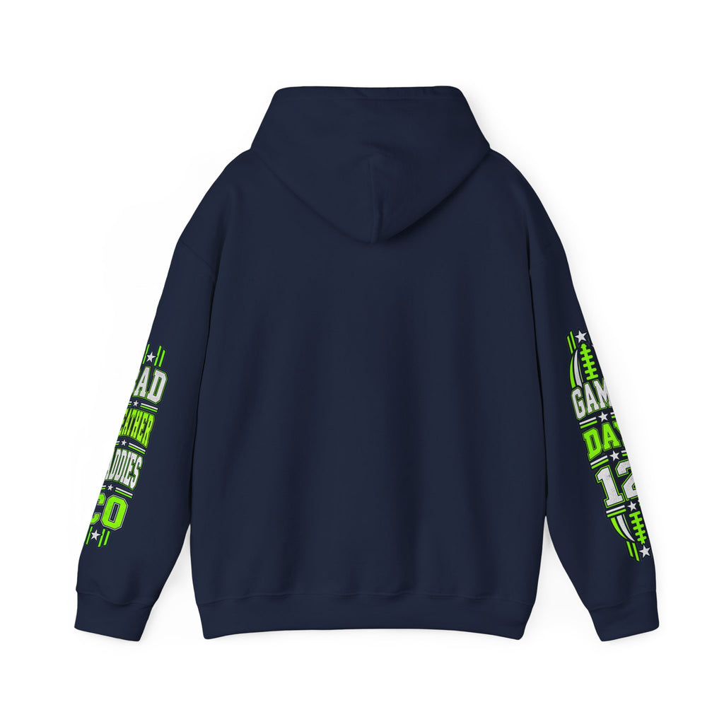 Hoodie - Out of 10 I’m a 12 Football Game Day Dad Hooded Sweatshirt