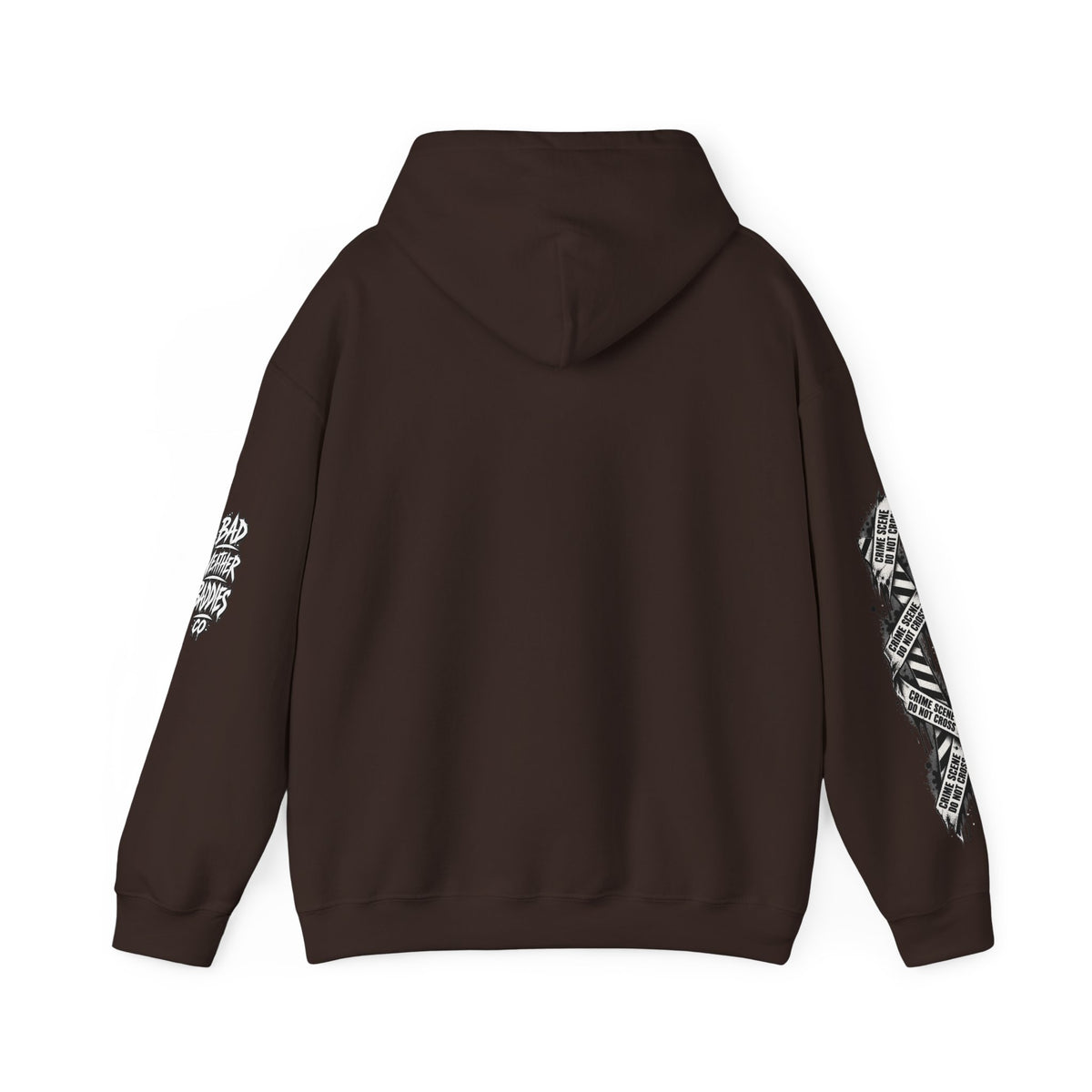 Serial Killer Documentaries and Chill Crime Scene Sleeve Hoodie